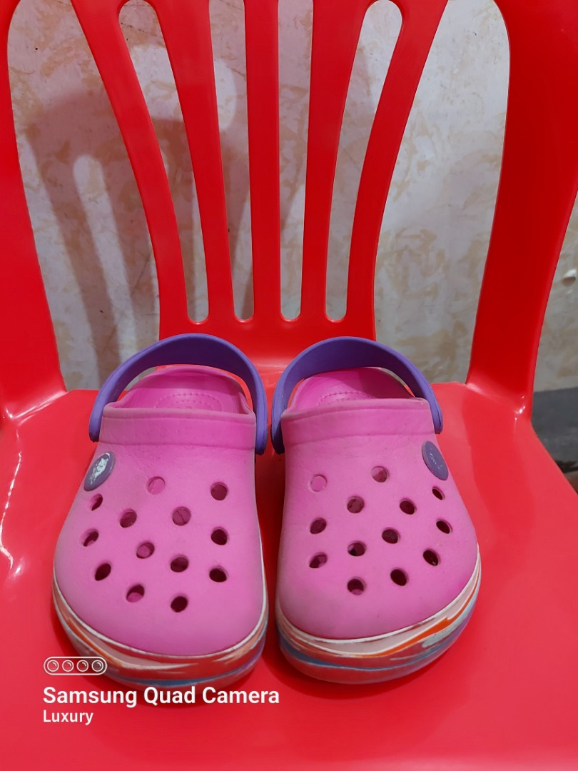 Original Crocs C8, Babies & Kids, Babies & Kids Fashion on Carousell