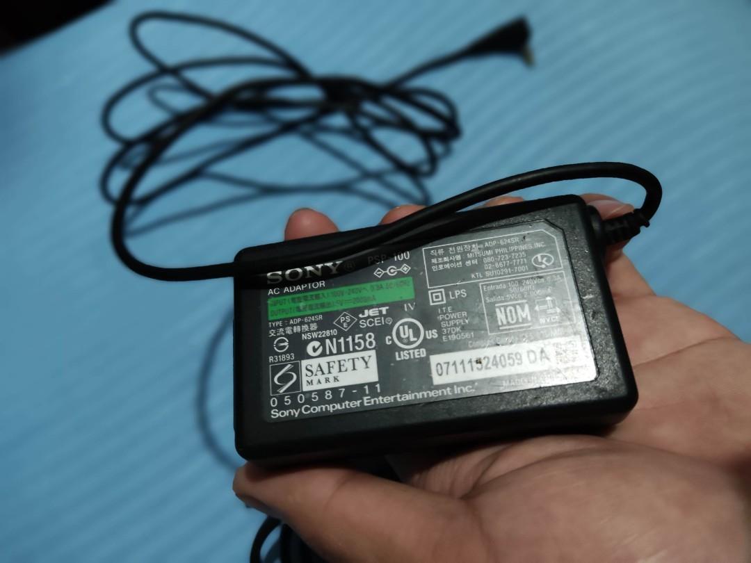 Original Sony PSP charger (slim 1000/2000/3000), Video Gaming, Gaming