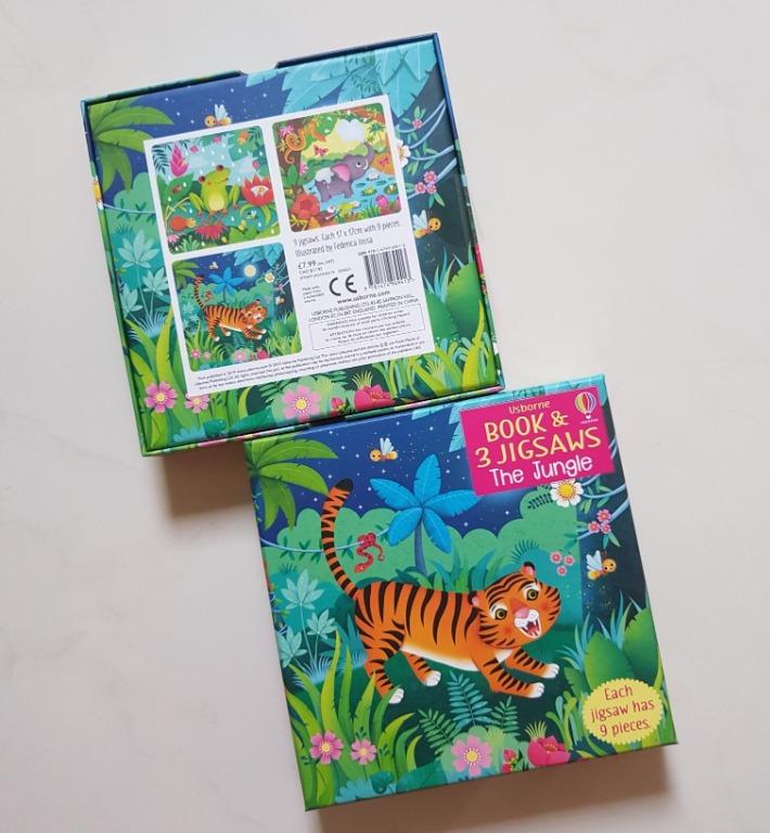 Jigsaw With a Book Jungle Usborne Book and Jigsaw 
