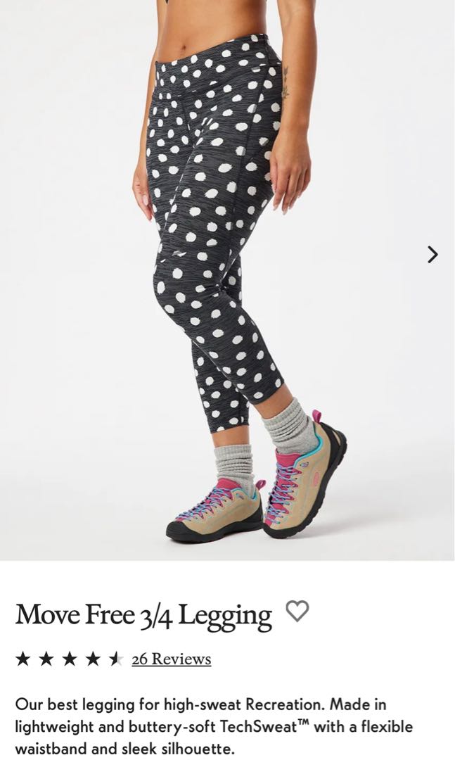 Outdoor voices polka dotted tights 