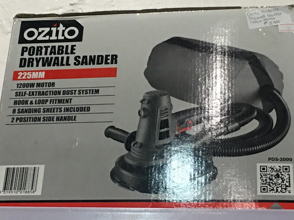 Ozito portable outlet drywall sander