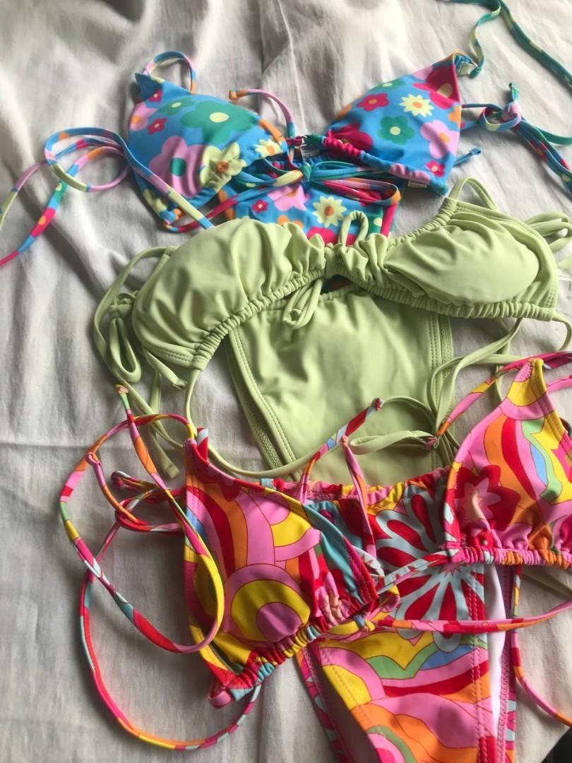 Pastel Green Bikini, Women's Fashion, Swimwear, Bikinis & Swimsuits on