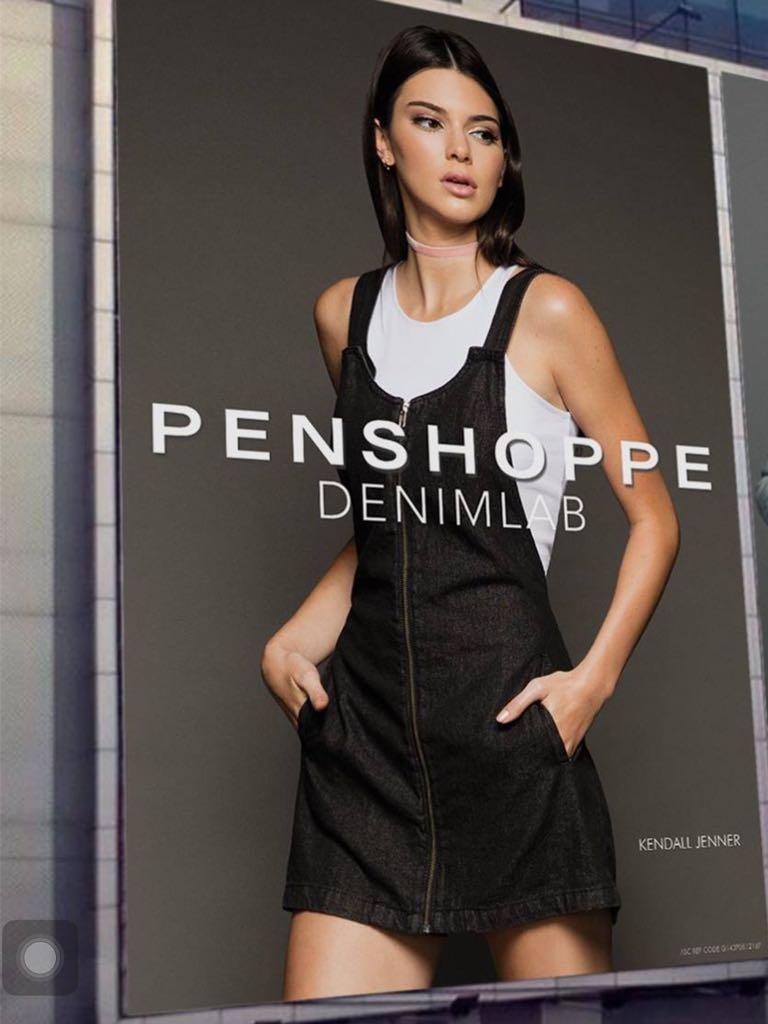 PENSHOPPE Denimlab Jumper Skirt as worn by Kendall Jenner Women s