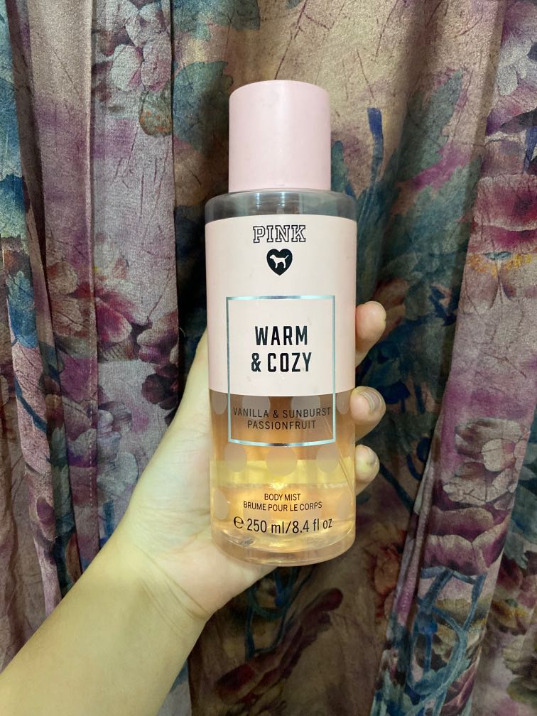 Pink warm and cozy vanilla sale and sunburst passionfruit perfume