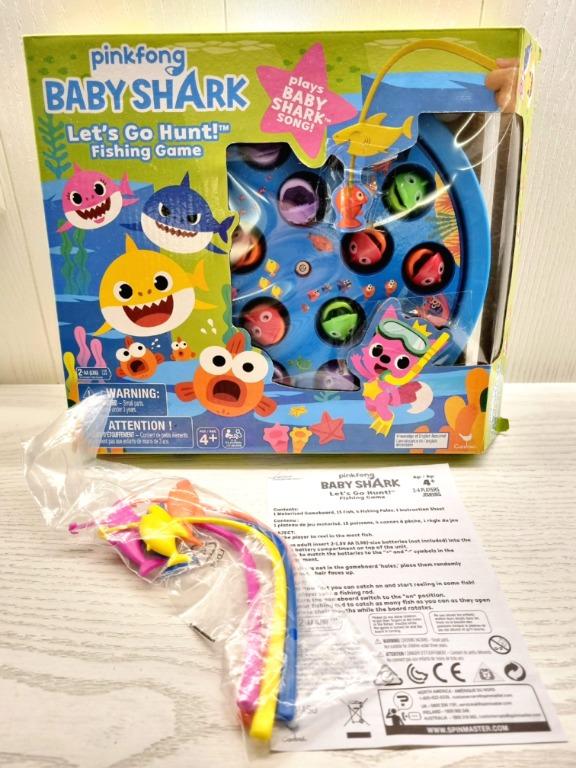 Pinkfong Baby Shark Let's Go Hunt Musical Fishing Game, Hobbies & Toys,  Toys & Games on Carousell
