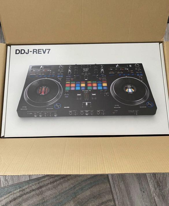 Pioneer DJ DDJ-REV7 Scratch-Style 2- Channel Professional DJ Controller for Serato  DJ Pro + case, Electronics, Audio on Carousell
