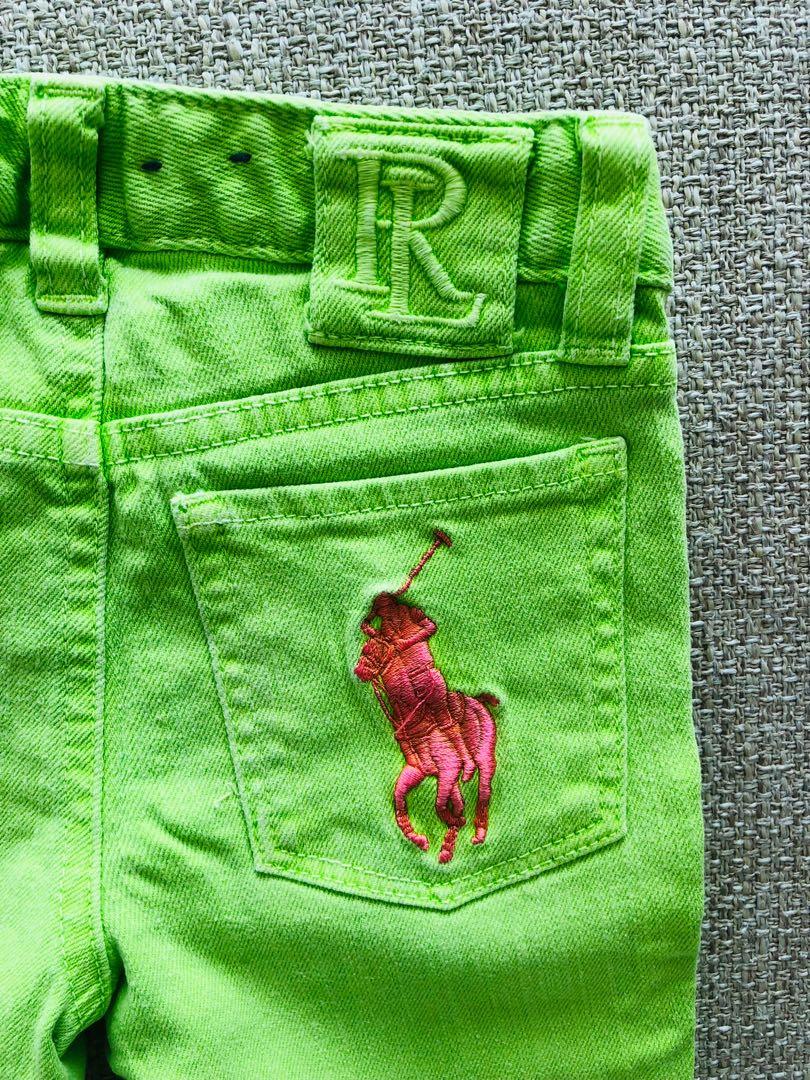 Girls green jeans hot sale