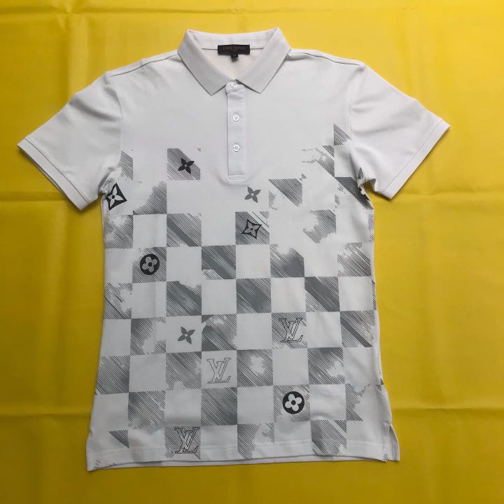 Polo shirt louis vuitton, Fesyen Pria 