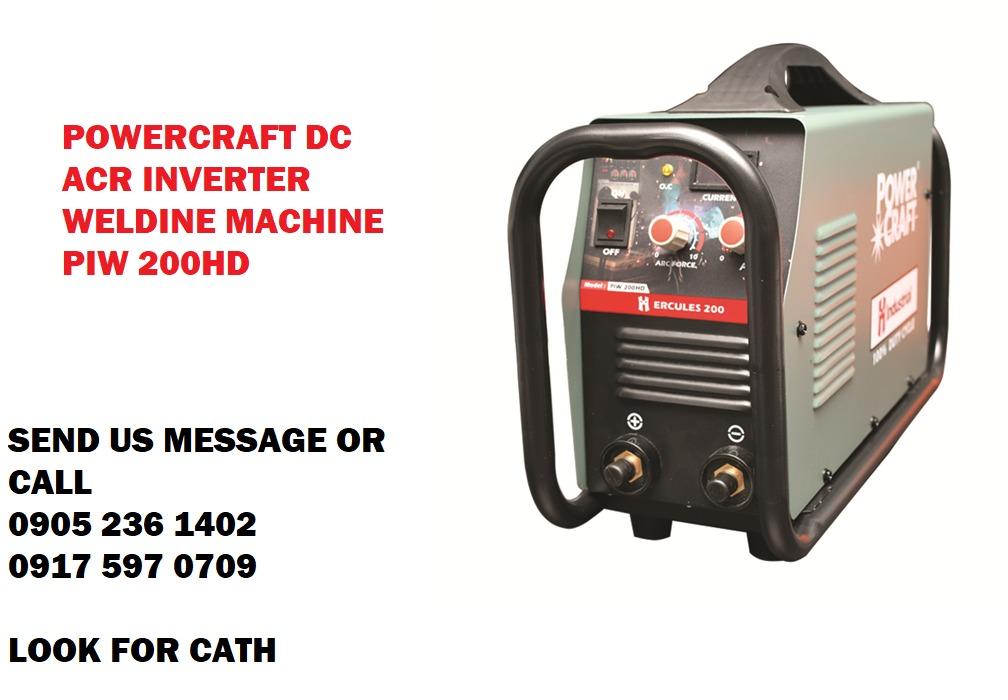 POWERCRAFT DC ACR INVERTER WELDINE MACHINE PIW 200HD, Commercial ...