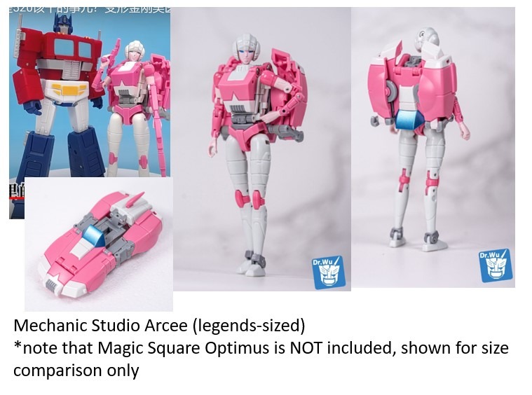 Preorder Mechanic Studios Dr Wu Arcee Legendssized transformers, Hobbies & Toys, Toys & Games