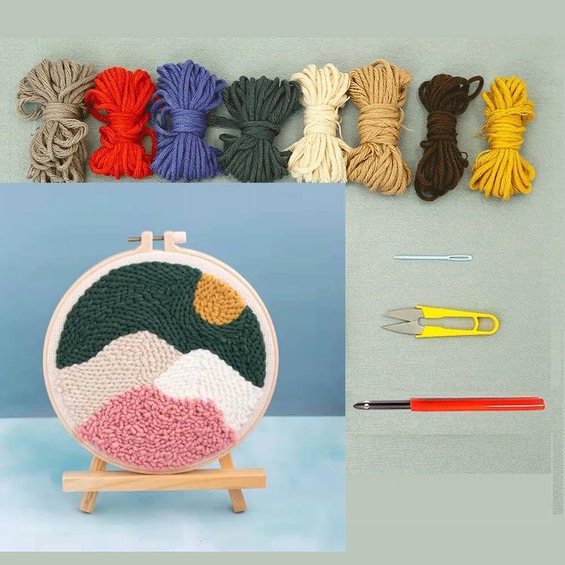Punch Needle Cross Stitch Kit DIY, Hobbies & Toys, Stationery & Craft, Handmade Craft on Carousell