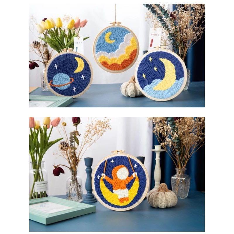 Punch Needle Cross Stitch Kit DIY, Hobbies & Toys, Stationery & Craft, Handmade Craft on Carousell