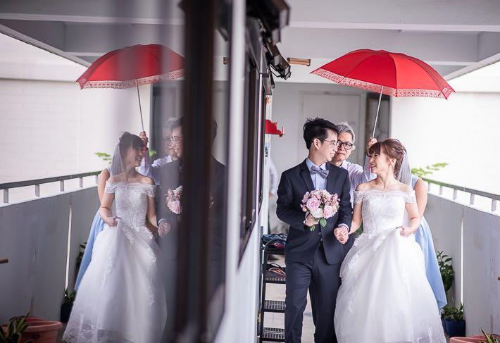 Red wedding umbrella Hobbies Toys Travel Umbrellas on Carousell
