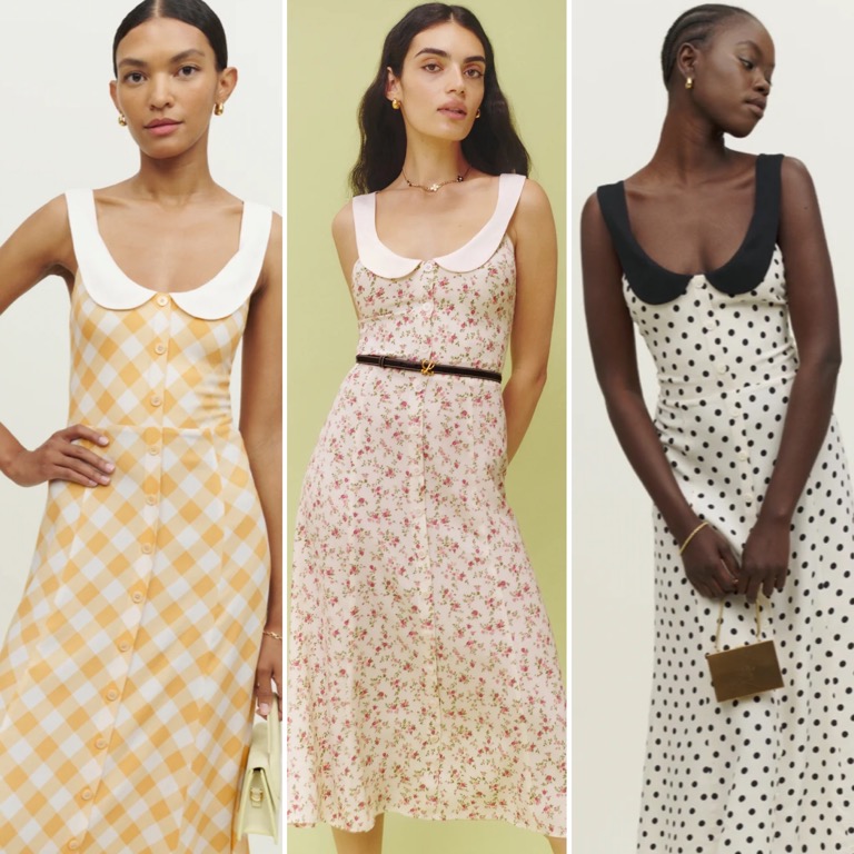 Reformation Charlie Dress in 3 prints