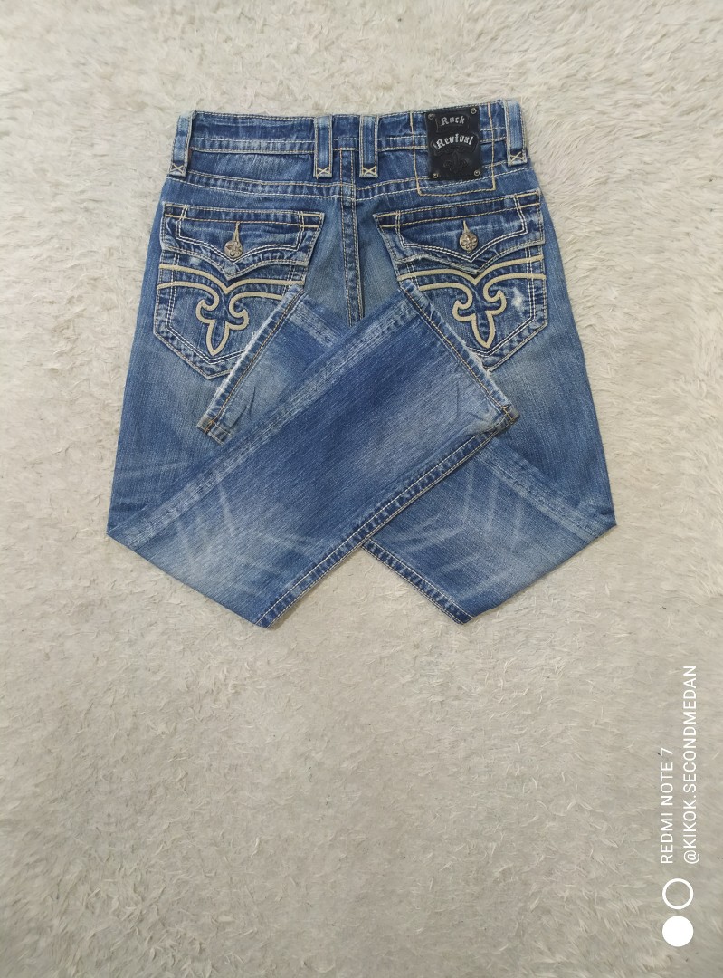 Rock Revival Size 29 Fit 30-31, Fesyen 