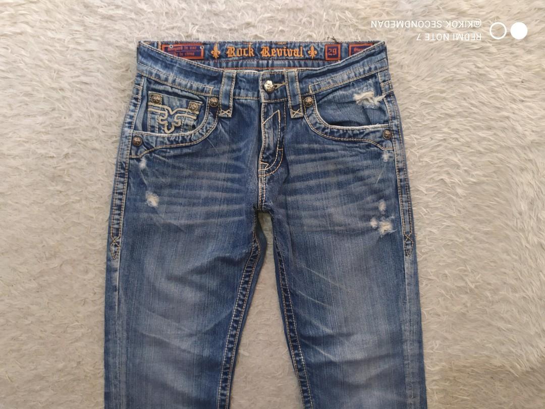 Rock Revival Size 29 Fit 30-31, Fesyen 
