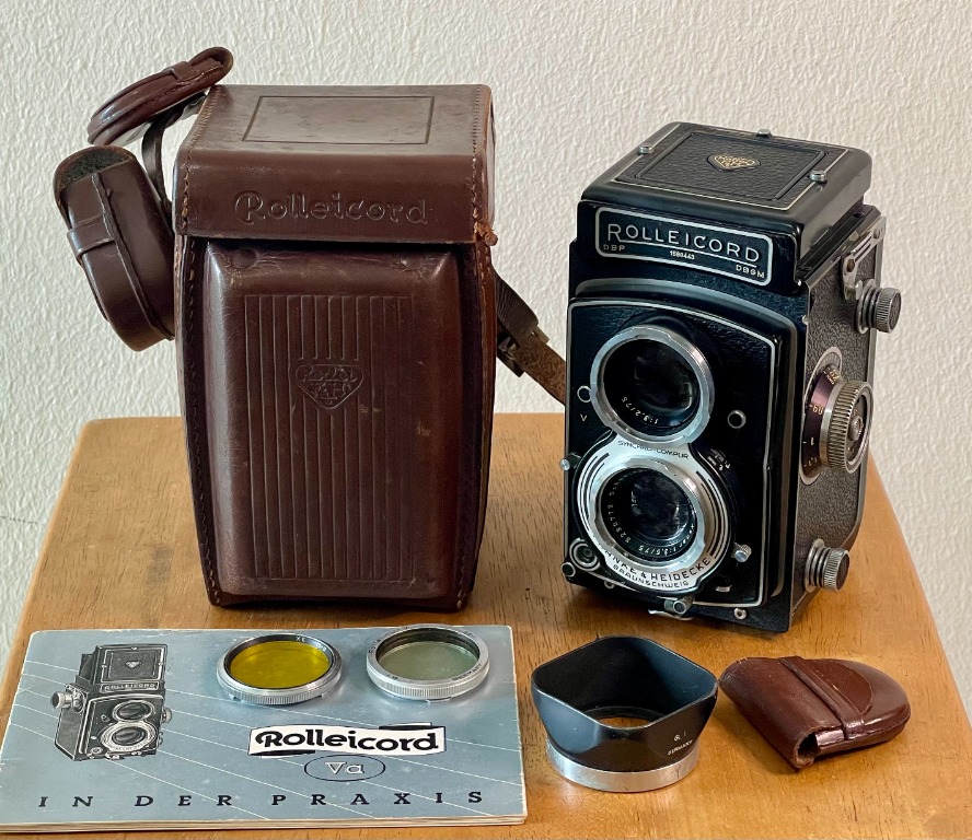 Rolleicord Xenar 75mm F3.5/75 with accessories, Photography, Cameras on ...