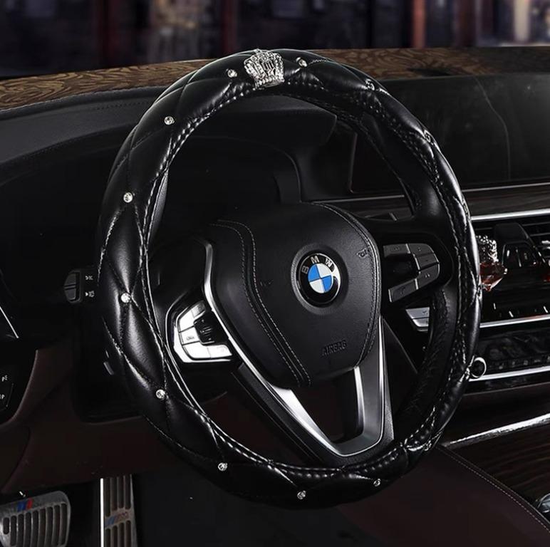 [SG] Garson Lorry Car VIP D.A.D Quilted Steering Wheel Cover with