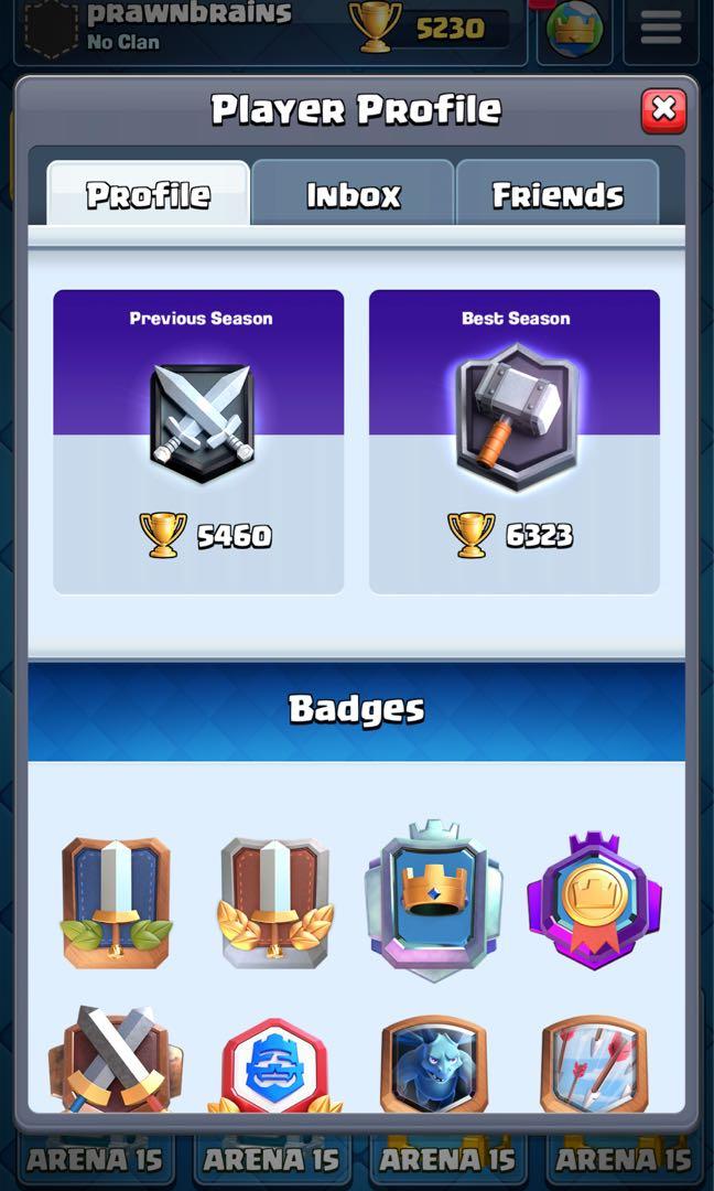 STACKED Clash Royale Account (Lvl 14, all cards unlocked), Video Gaming