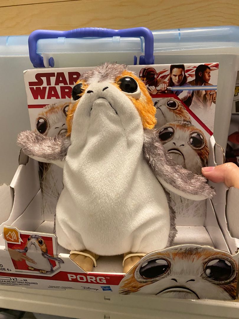 porg plush disney store