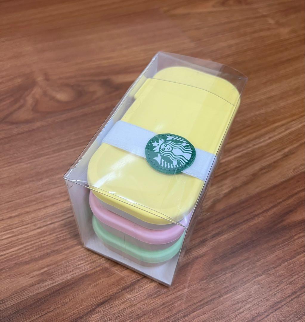 Starbucks Korea 22 Spring Bento lunch box (Category: Food Organization & Storage) located in Quezon City. Submitted by Bargain_FindsPH (Listing ID 1162625353, Image 1). Description: From Starbuck SoKor 2022 Spring Edition.