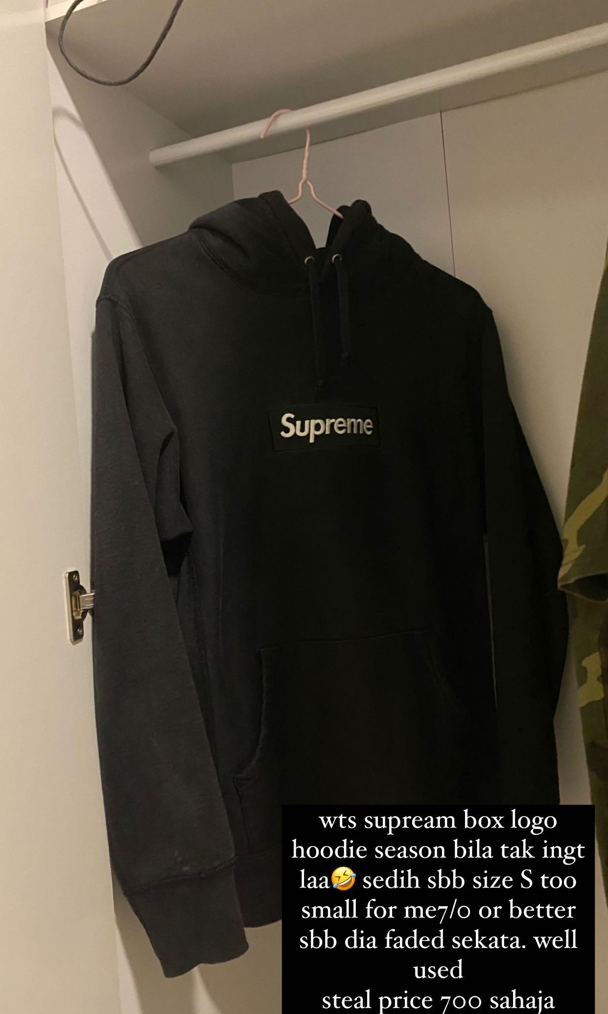 Used supreme top hoodie