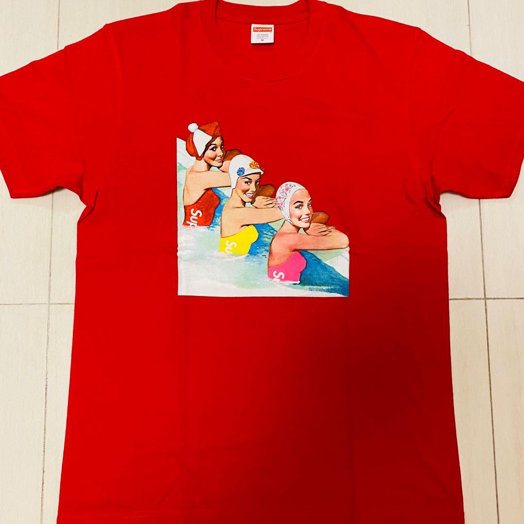 Supreme Swimming Red Tee, 男裝, 上身及套裝, T-shirt、恤衫、有領衫
