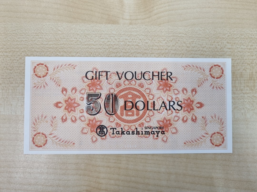 Takashimaya Voucher, Tickets & Vouchers, Vouchers on Carousell