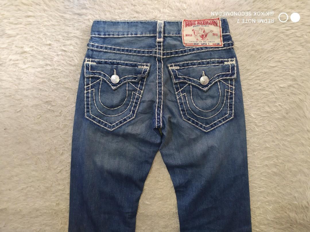True Religion Size 29 Fit 30-31, Fesyen 