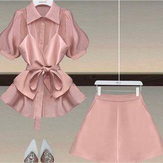 Two piece shirt and pants