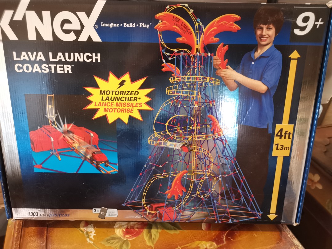 Unopened Knex Lava launch coaster Carousell