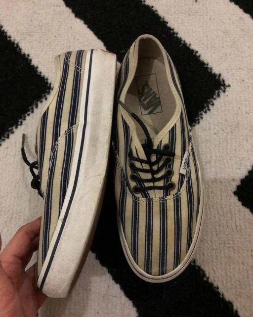 Vertical striped vans deals