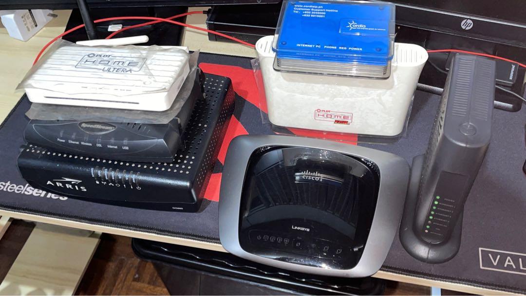 Various networking devices (package) (Category: Networking) located in Quezon City. Submitted by riceboy12345 (Listing ID 1162688731, Image 1). Description: Selling my network devices (wireless gateways (modem + router combo), cable modem, VoIP box) As-is where is basis, but all are working, most in good condition Pick-up in the Project 8, QC area, or have it delivered at your expense * Thank you for reading my ad from top to bottom 😁.