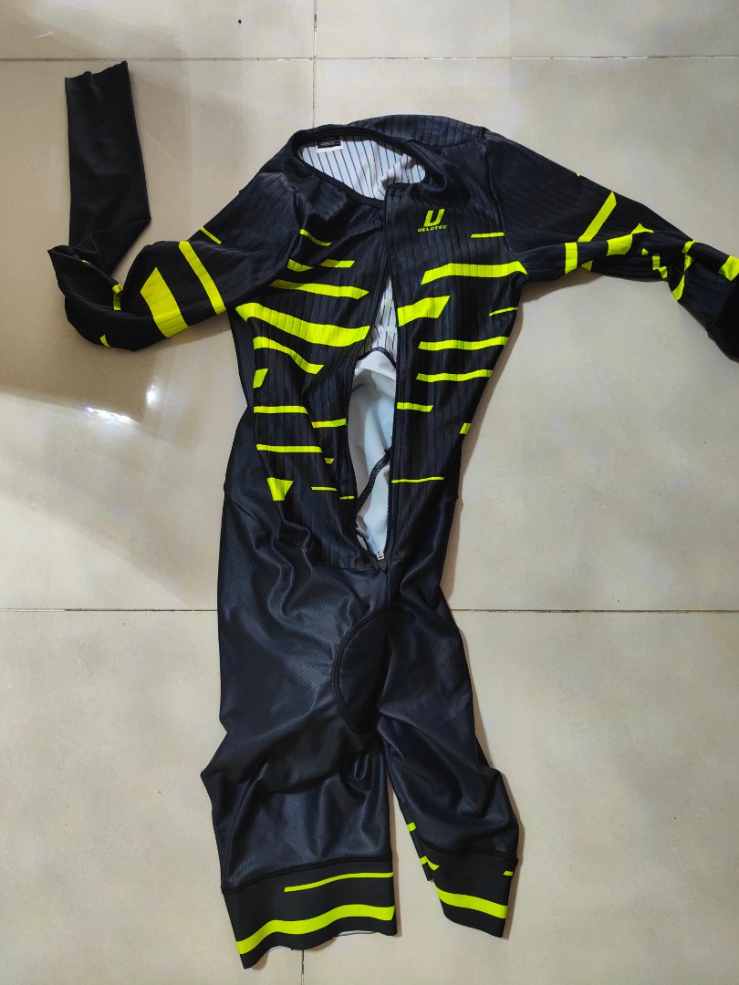 Velotec Fluo Pro Aero Speedsuit (Authentic), Sports