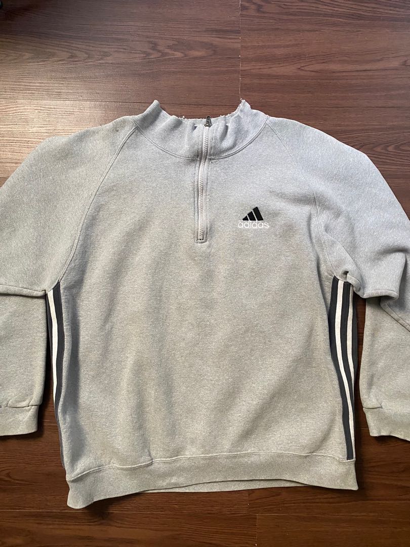 adidas half zip vintage