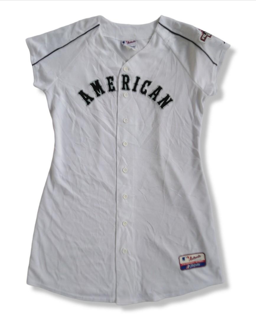 Women’s Majestic 2003 MLB All Star Game American League Jersey sz L Black