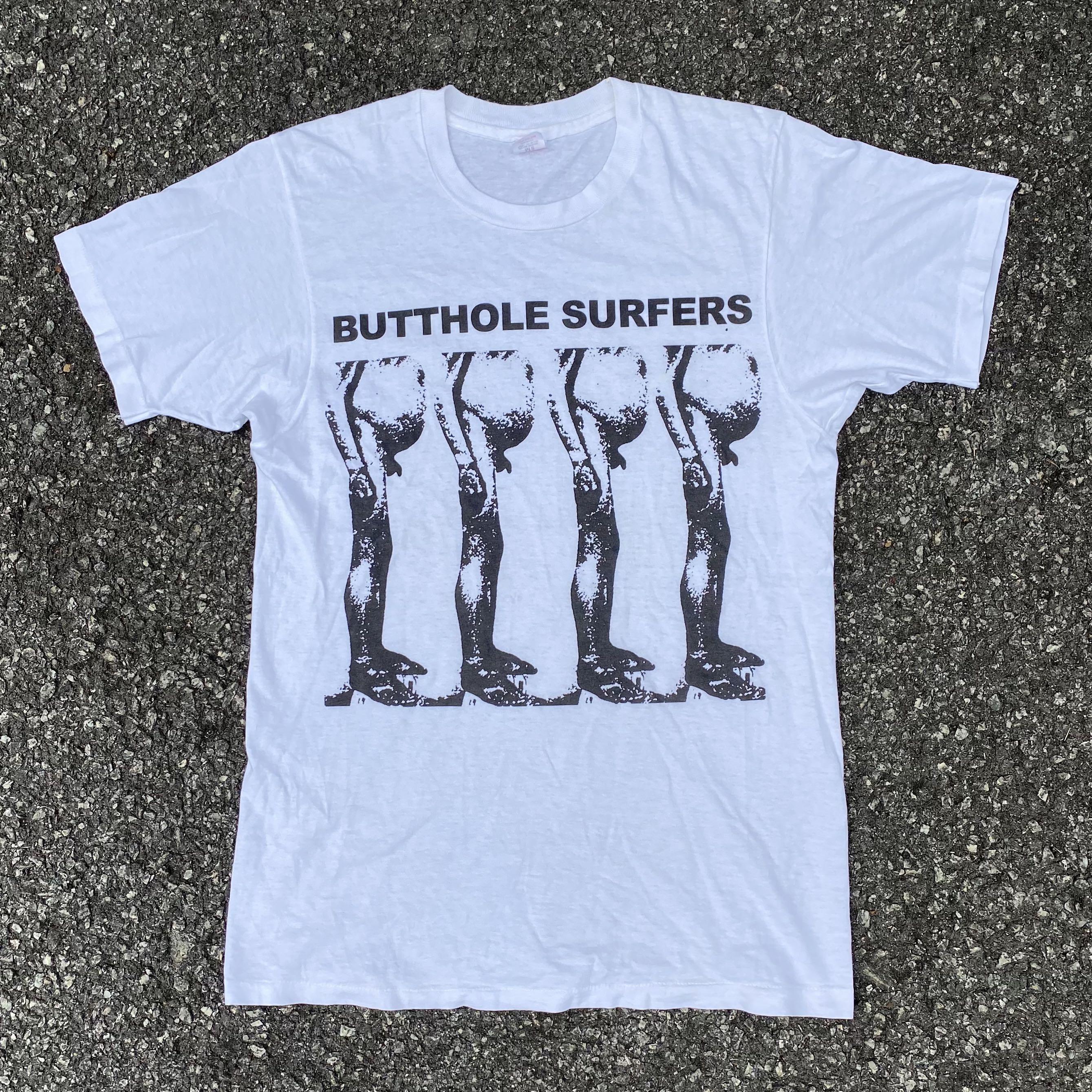 Vintage Butthole Surfers Band Tee Vtg 80s Grunge Tshirt, Men's Fashion ...