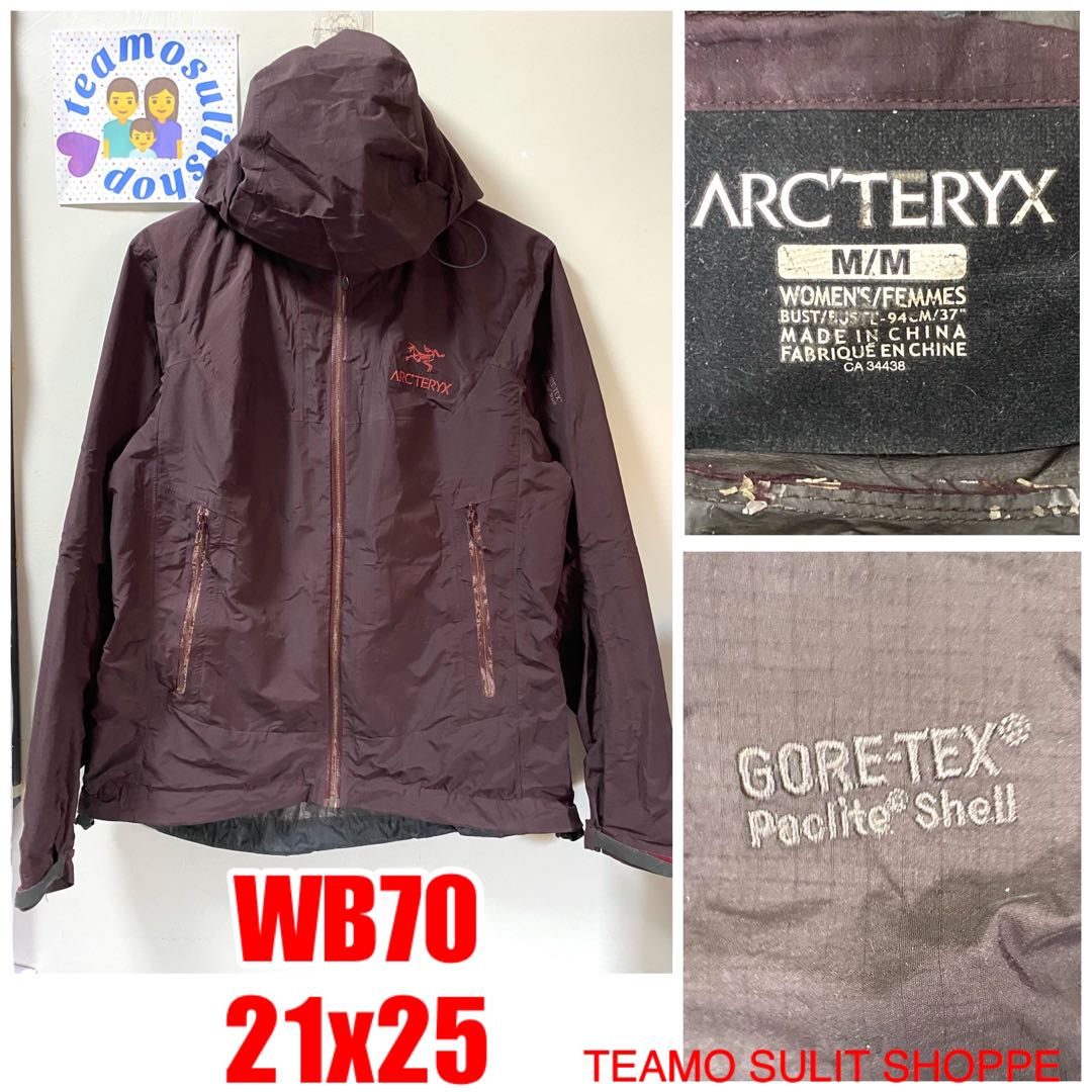 Wb70 ARC TERYX GORE TEX PACLITE SHELL JACKET