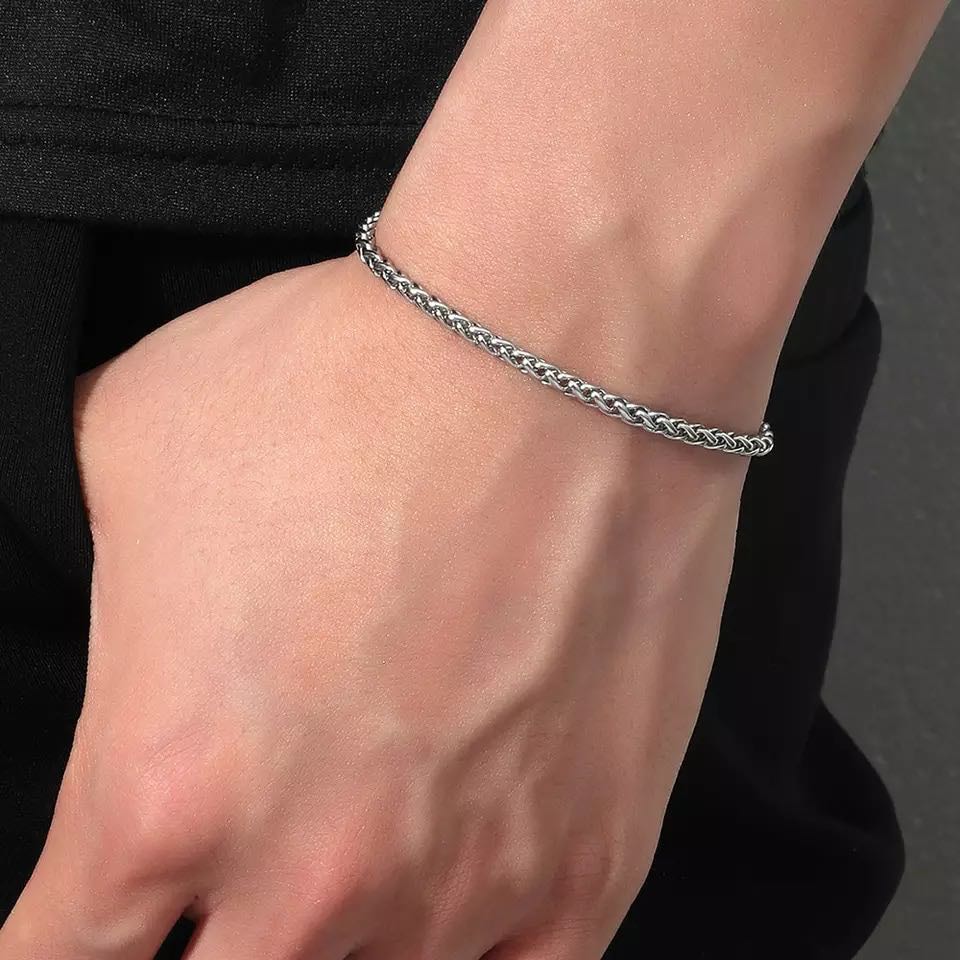 Wheat Chain Bracelet price varies as per length