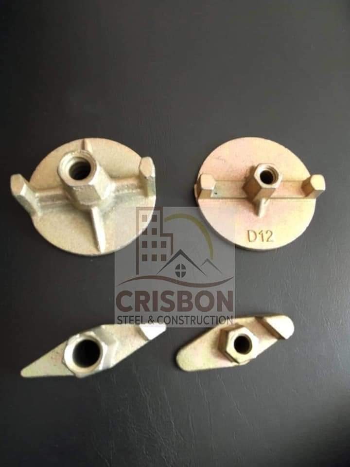 Wing nut, tie rod & flange nut, Commercial & Industrial, Construction