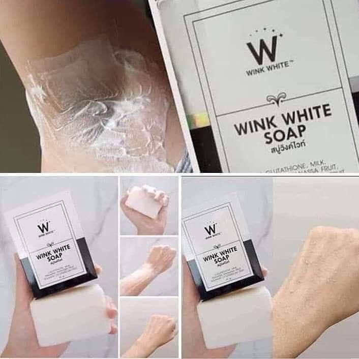 Wink White Whitening Gluta Soap 80gr Beauty Personal Care