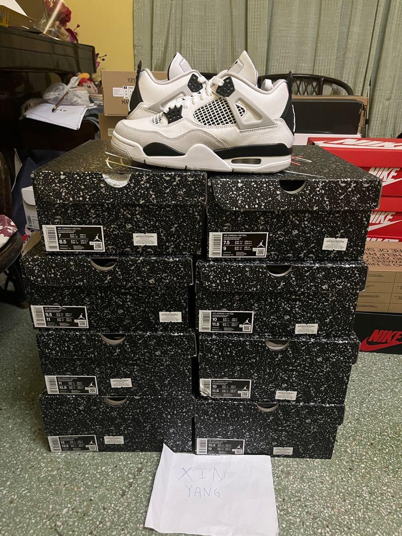 Wts jordan 4 military black us7 uk6 men 