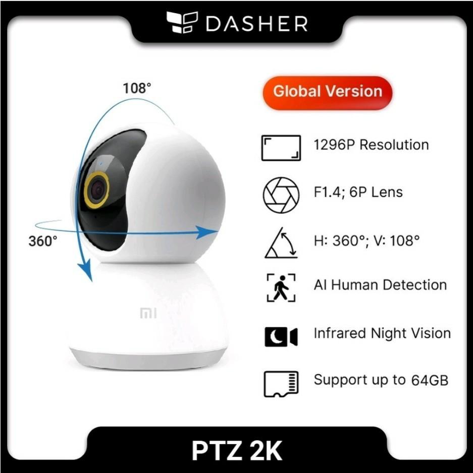 Xiaomi Mijia 360 / Mi 360 / PTZ 2K / 2K PRO IP Camera Mi Home CCTV ...