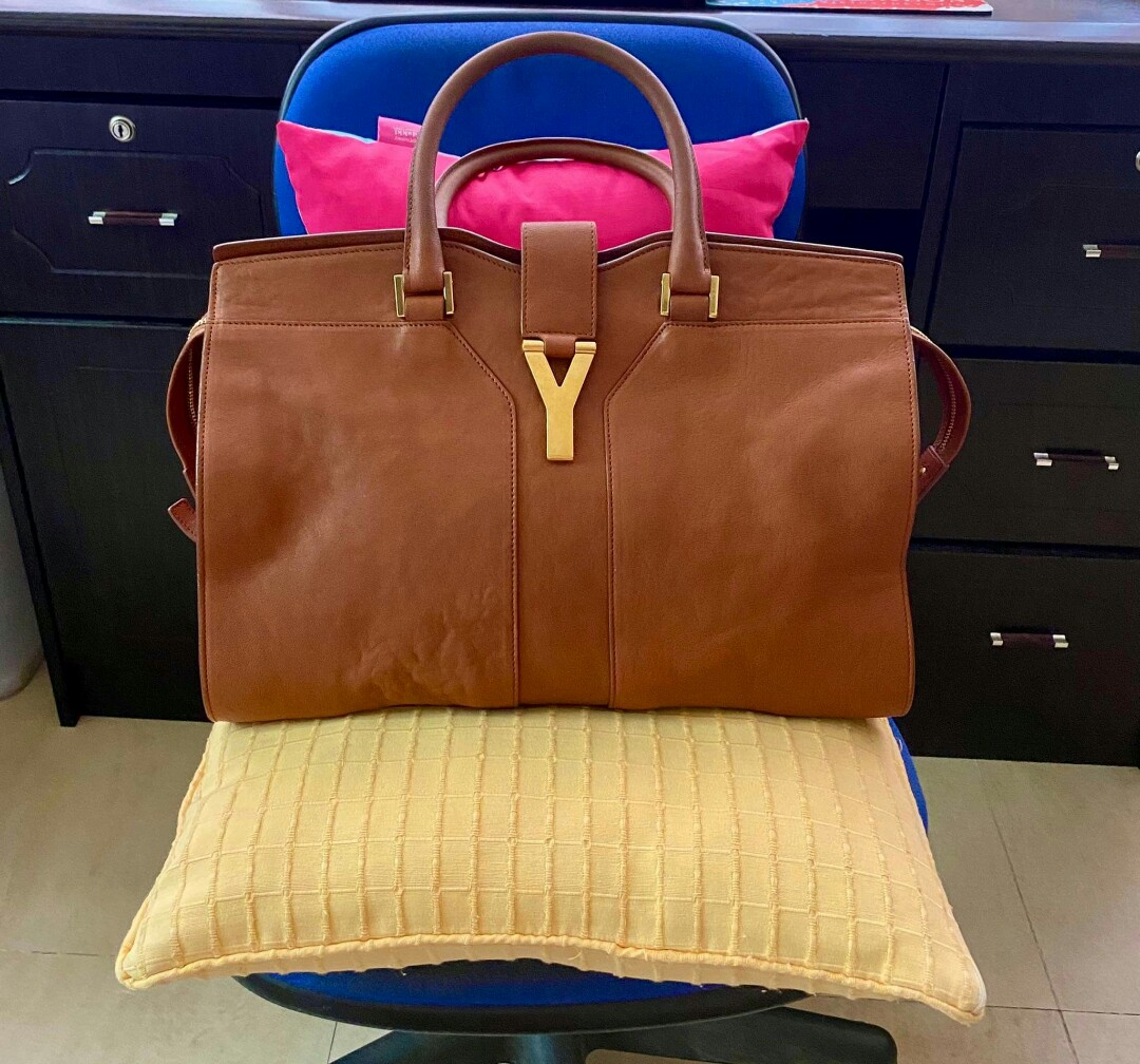 camel ysl bag