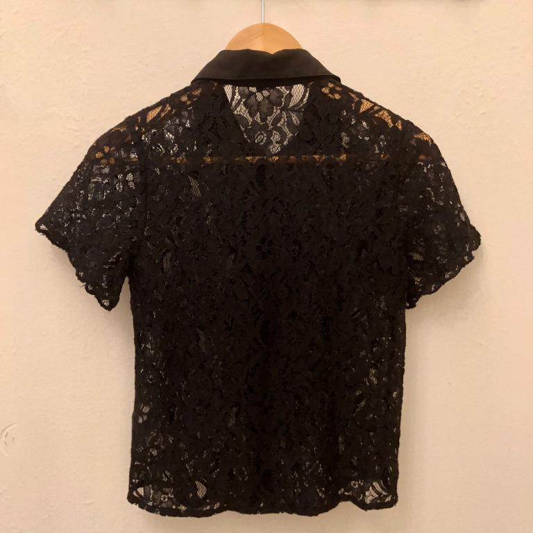 Short Sleeve Lace Top