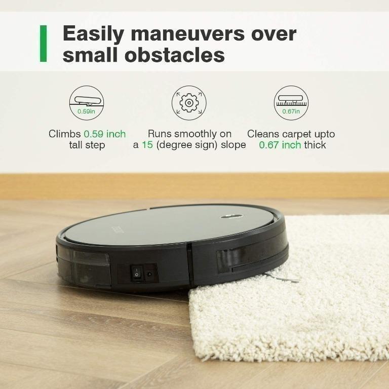 ZIGLINT D5 Robot Vacuum Cleaner 1800Pa Strong Suction, Super Thin