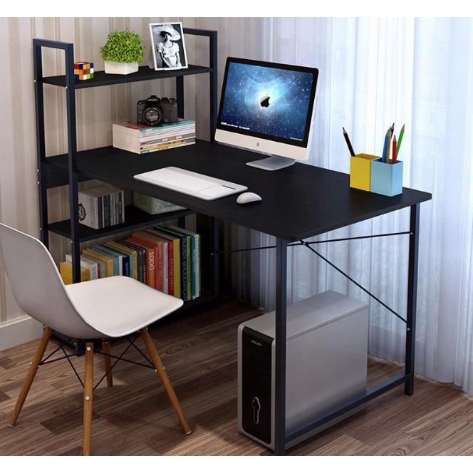 115cm X 55cm HH Computer Study Table -With Bookshelves Laptop Desk ...