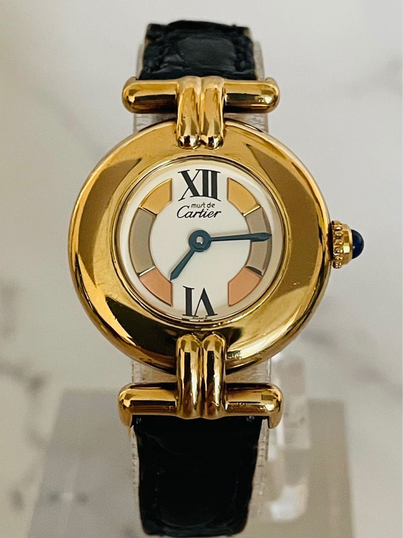210550) Cartier Vermeil Vintage Women's 