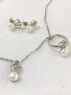 3 in 1 Pearl Jewelry Set