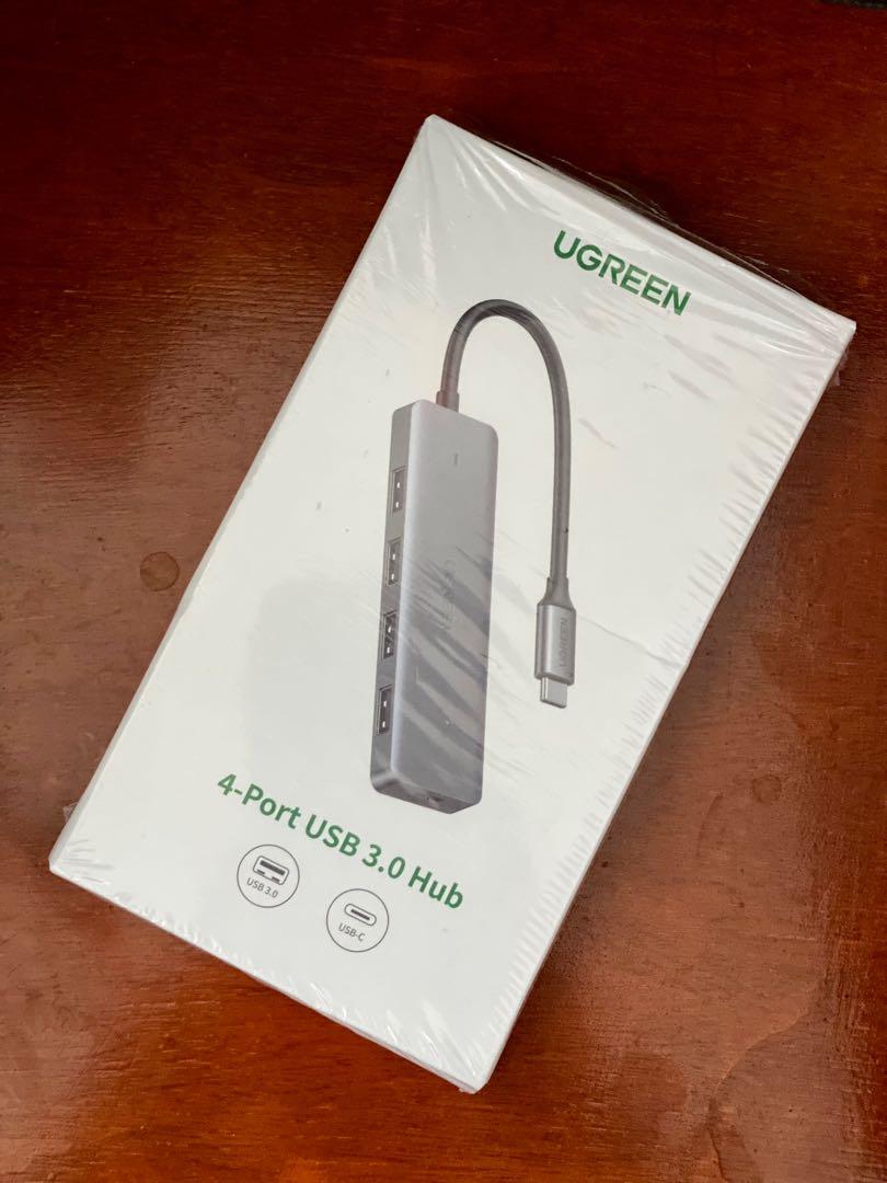4 - Port USB 3.0 Hub (Category: Cables & Adaptors) located in Gonzaga. Submitted by ConcreteAngel (Listing ID 1162856278, Image 1). Description: Got it for 850 php through Shoppee UGREEN Official Store Opened but Never used, bought it wrongly . Specifications: 🔘Input: USB - C male 🔘Output: 4 X USB 3.0 A ports 🔘Compliant with USB 3.0 standard with data transfer up to 5Gbps, backwards 🔘Compatible with USB 2.0 and 1.1 🔘Supports Mac OS/Windows/L